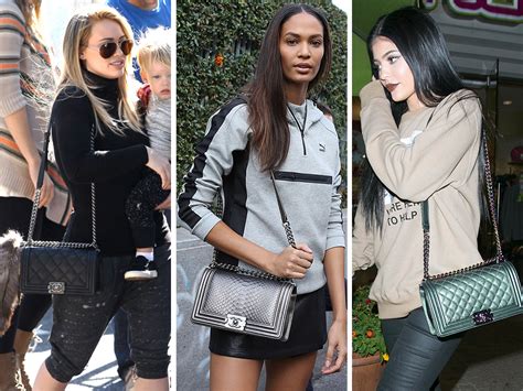 celebs wearing chanel le boy bag|Chanel bag meaning.